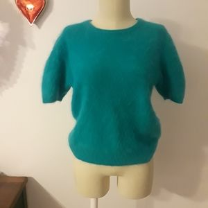 Vintage sweater turquoise